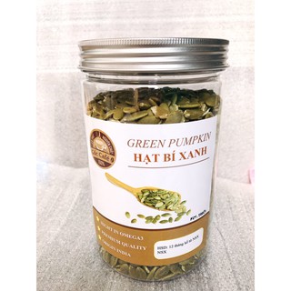 Nhân hạt bí xanh sấy chín nguyên vị 500g