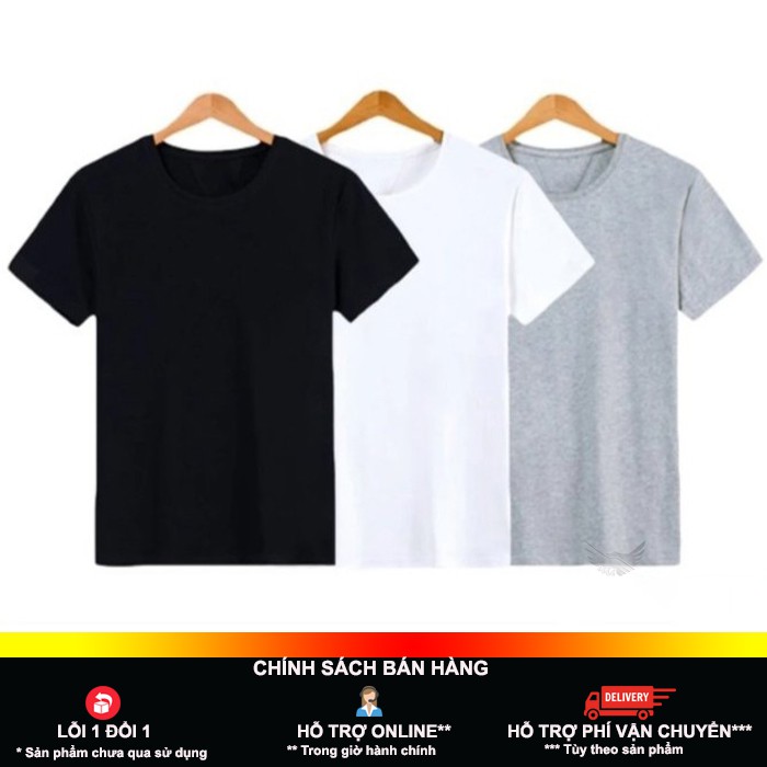 [hàng hot] Bộ Áo thun nam cổ tròn trơn 99k/1 chiếc