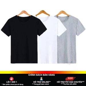Bộ Áo thun nam cổ tròn trơn 99k/1 chiếc