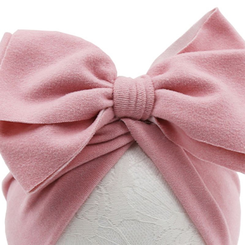 Mũ Turban Thắt Nơ Dễ Thương Cho Bé Gái