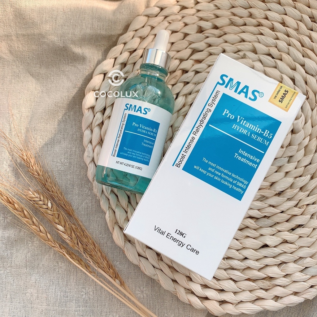 Tinh Chất Phục Hồi Và Cấp Ẩm Smas Pro Vitamin B5 Hydra Serum 120g [COCOLUX]