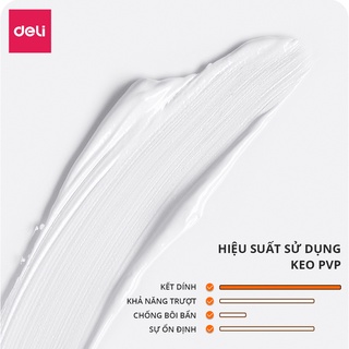 Hồ Keo Khô Dạng Bút Deli Màu Hồng/ Xanh/ Tím Keo Trong Suốt Màu Sắc Trang Nhã Keo Siêu Dính Nhanh Khô Thiết Kế Vặn