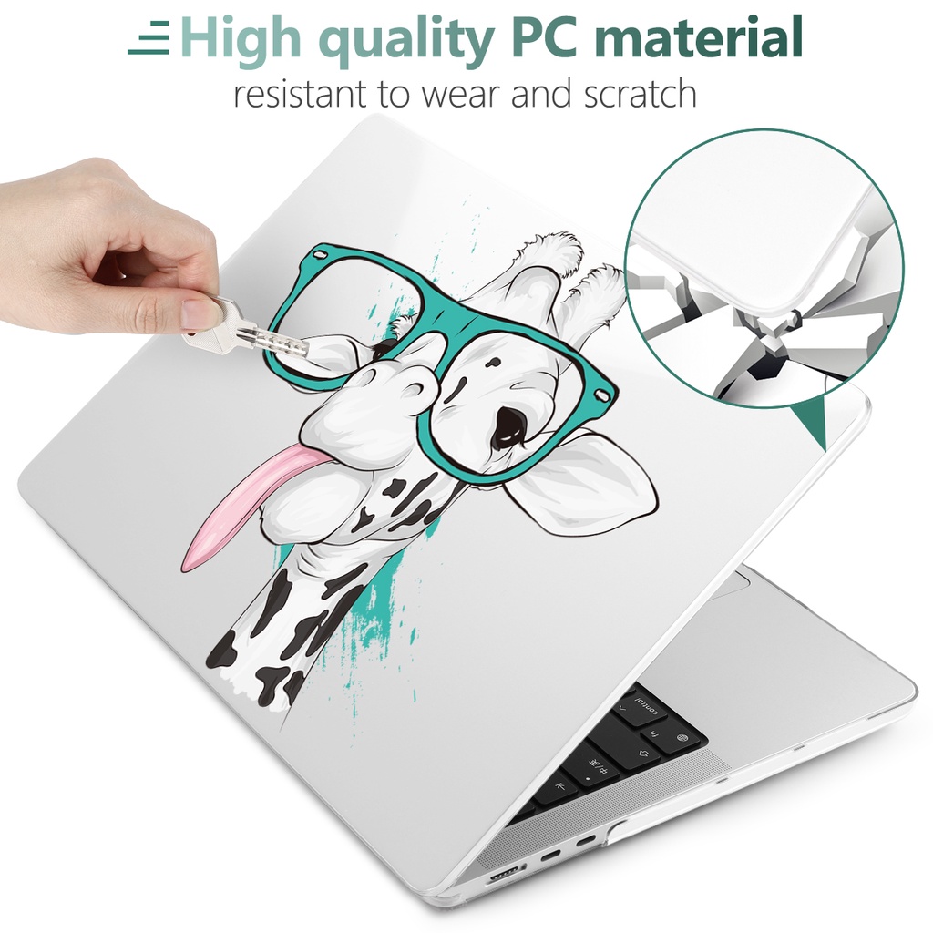 Mô tả Protective Case for MacBook Pro13 14 16" M4 M3 M2 M1 Air13 13.6 15" A2941 A2681 A2338 A2337 A2179 A2251 A1706 A1708 A1502[Case For All MacBook Models] - 1