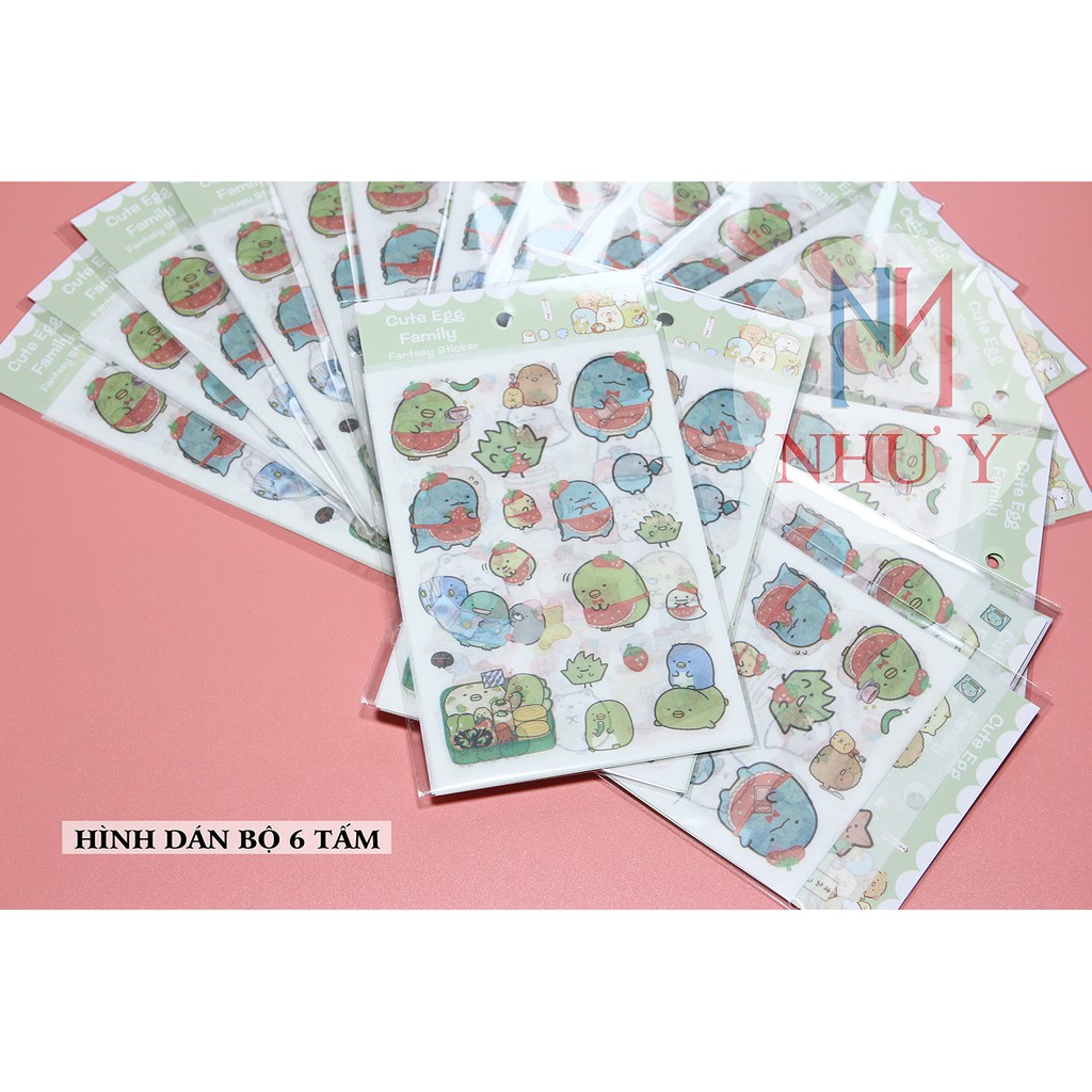 Sticker HÌNH DÁN BỘ 6 TẤM - PHụ kiện Hani | Shopee Việt Nam