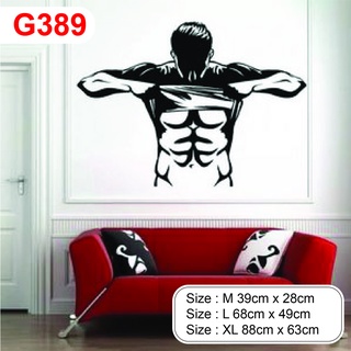 Decal dán trang trí phòng GYM, tăng động lực, thu hút khách hàng, tăng sức tập, tăng doanh thu cho phòng GYM P15