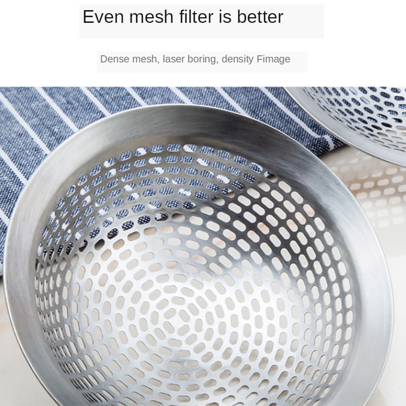 Dụng cụ lọc mì ống bằng thép không gỉ 304 cao cấp, Dụng cụ thoát nước mì, Máy lọc mì Spaghetti có tay cầm tiện dụng, Quà tặng dụng cụ nhà bếp có tay cầm dài bền bỉ Thìa có rãnh và thìa thoát nước
