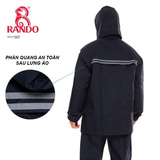 Áo Mưa Bộ Đi Phượt Cho Nam Nữ, RANDO Chính Hãng, Vải Dù Cao Cấp, Nhanh Khô, Bền Bỉ, Không Thấm Nước