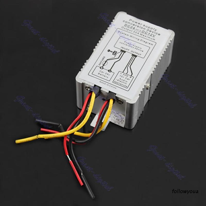 Thiết Bị Chuyển Đổi Nguồn Điện Từ 24v Sang 12v Dc-Dc 30a Chuyên Dụng Cho Xe Hơi