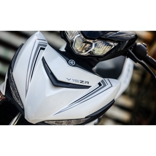 Tem Rời Dán Xe Exciter 150 Y15 Trắng Đen Cực Hot, Hàng 3 Lớp Chất Lượng Cao .Team Decal