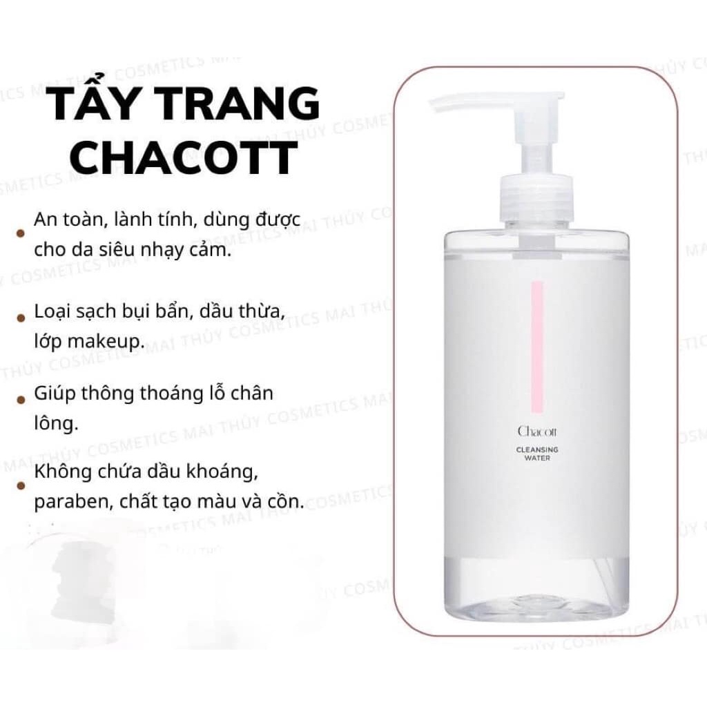 Nước tẩy trang Chacott 500ml Nhật Bản | Shopee Việt Nam