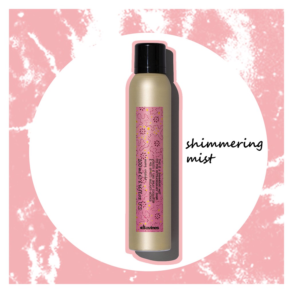 Gôm xịt tóc Davines Shimmering Mist tăng cường độ sáng, bóng cho tóc ...