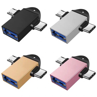 Đầu chuyển đổi 2 trong 1  Type C / Micro usb sang USB OTG 3.0