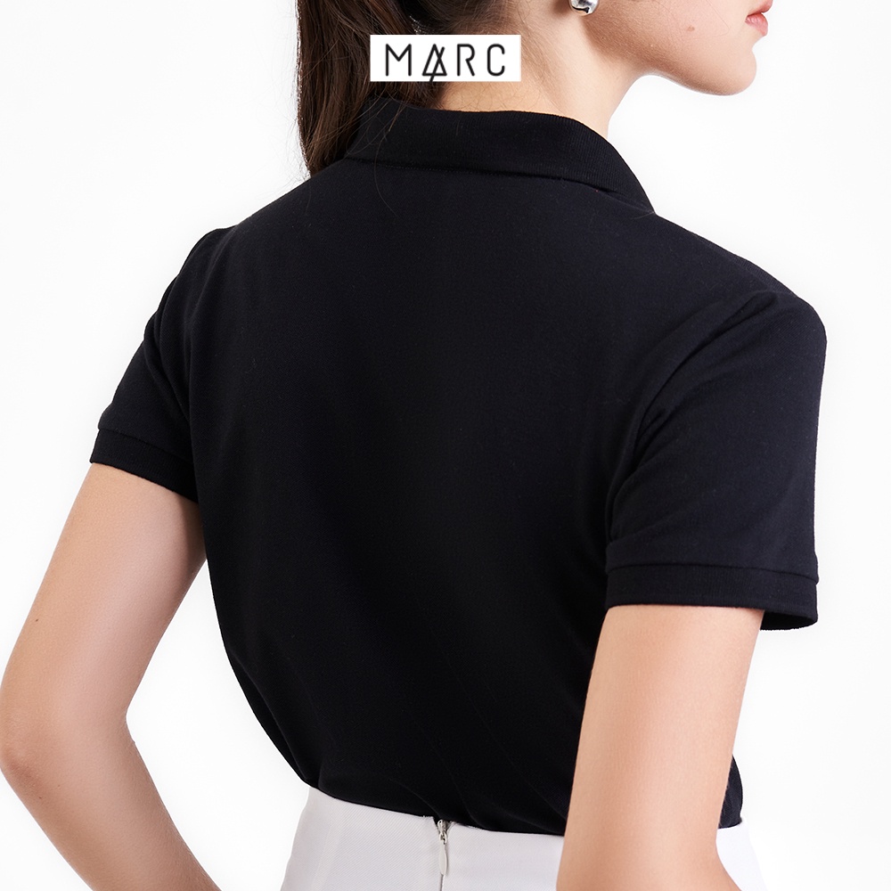 Mô tả Áo thun polo nữ MARC FASHION trơn cơ bản basic vải mềm mịn mát CBMH091822 - 8