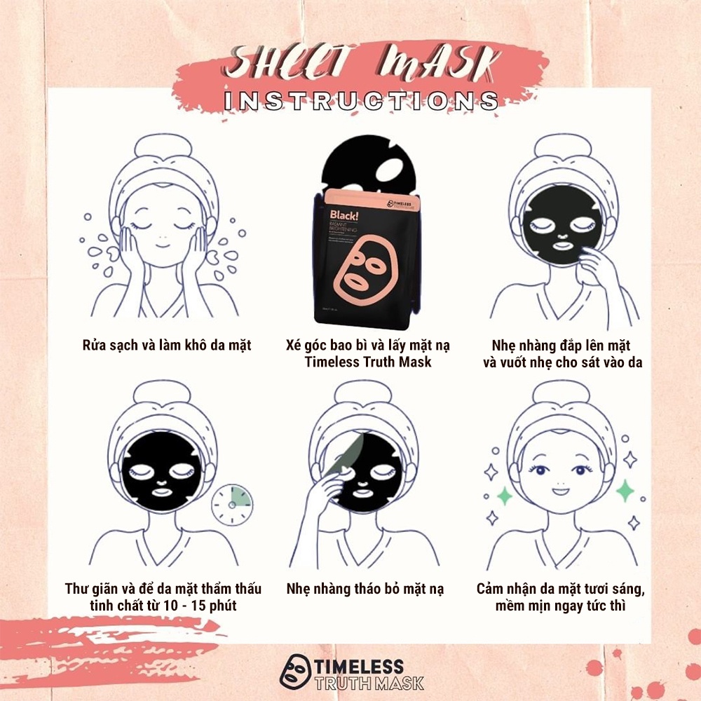 Ảnh Hộp Mặt Nạ 5 Miếng Timeless Truth Mask 30mLx5 miếng 2