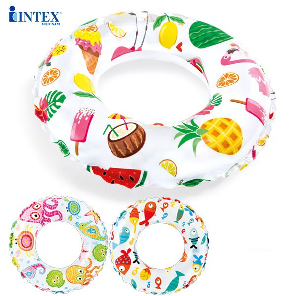 Ảnh Phao bơi tròn INTEX nhiều mẫu 3