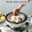 Xửng Hấp Inox Cao Cấp , Vỉ Hấp Đa Năng, Mở Rộng Hoặc Thu Nhỏ Tùy Ý Kèm Chân Phù Hợp Với Hầu Hết Các Loại Xoong Nồi