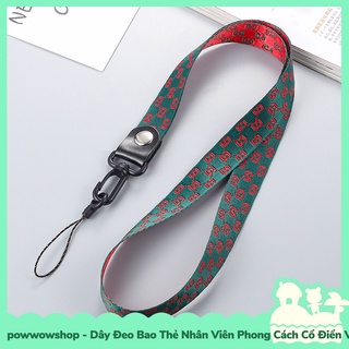 [Sẵn VN - Hỏa Tốc] Dây Vải 40cm Đeo Bảng Thẻ Nhân Viên Phong Cách Cổ Điển Vintage Retro
