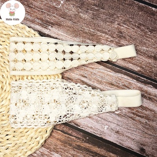 Băng Đô – Turban ren trắng hàn quốc cho bé/ Thun co giãn thoải mái