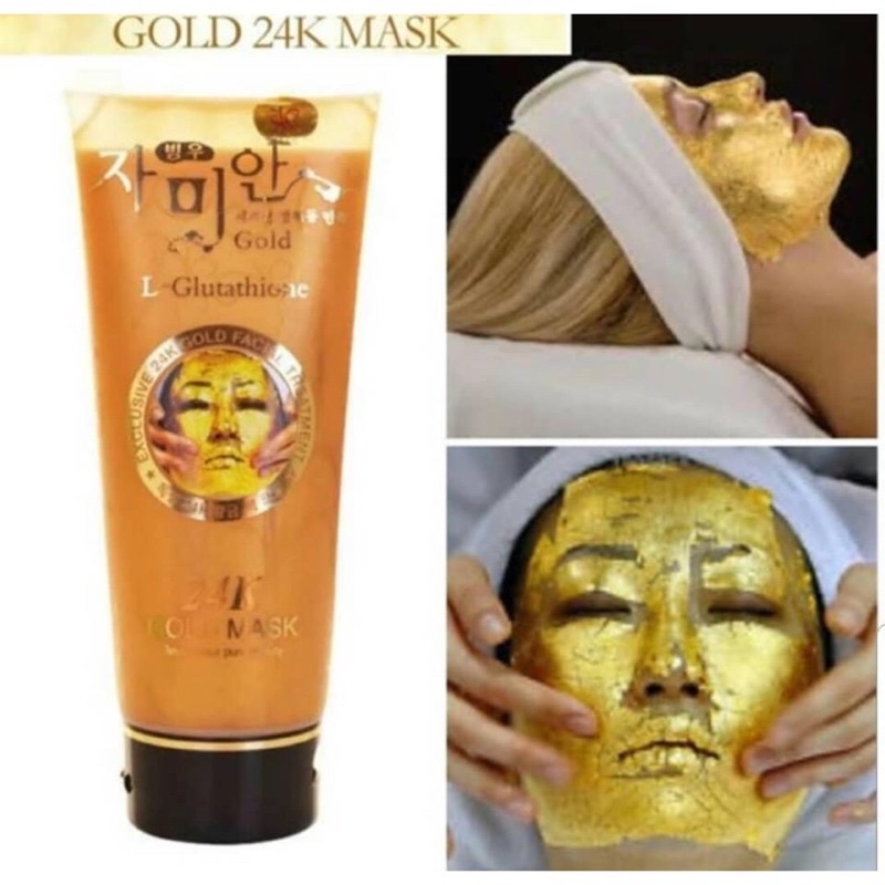 Mặt nạ gel lột trắng da dát vàng 24k Gold Mask L-Glutathione