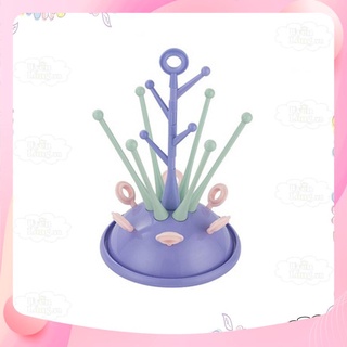 Khay Úp Bình Sữa Cho Bé Sơ Sinh – Giá Phơi Bình Sữa Xoay 360°, Có Khay Hứng Nước, Gập Gọn Tiện Lợi