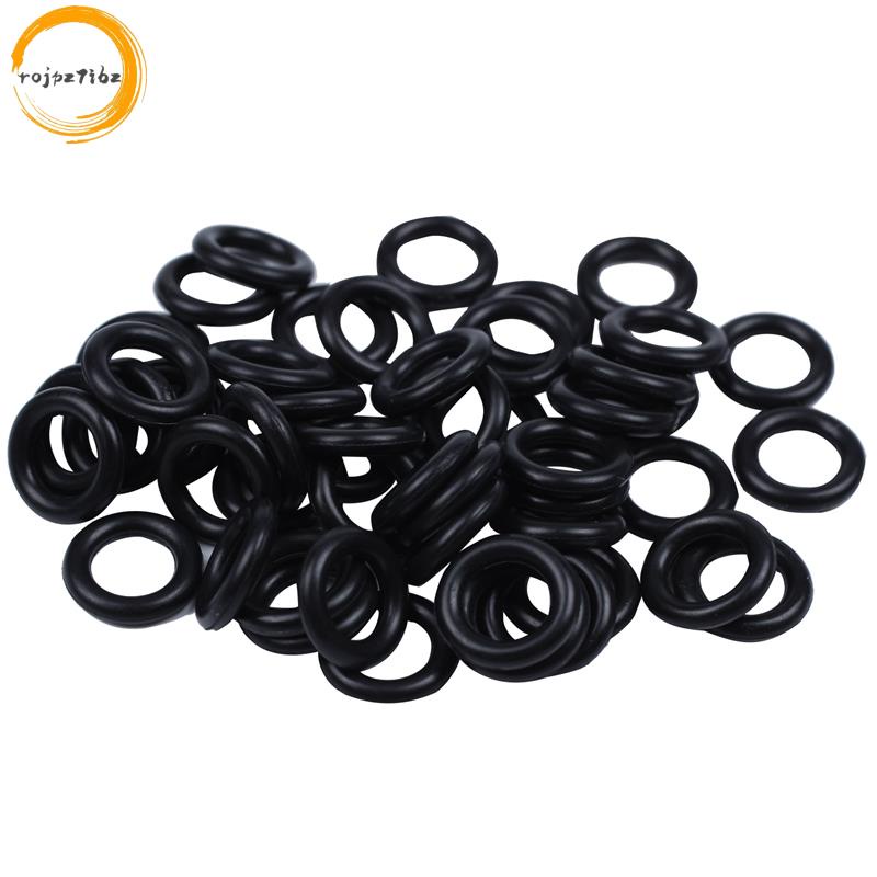 50 miếng cao su Nitrile màu đen Vòng đệm vòng đệm 12 mm x 2,5 mm x 7 mm