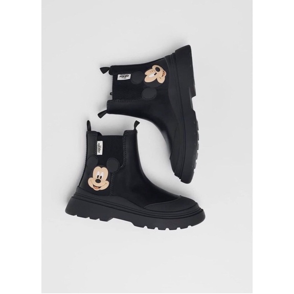 Zara mickey outlet boots