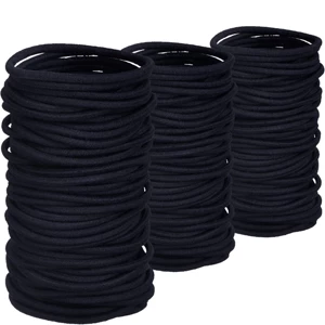 Set 50 Dây Buộc Tóc Co Giãn Màu Đen Dành Cho Nữ