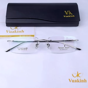 Gọng Kính không viền Titan peterson TT39