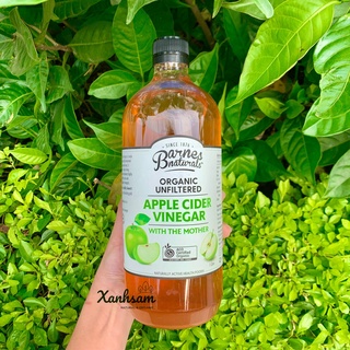 Giấm Táo Hữu Cơ Barnes 500ml - Xanhsam Natural & Organic