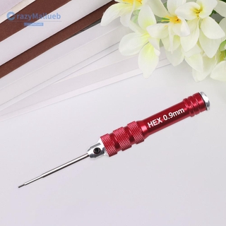 RC Bộ Tua Vít Đầu Lục Giác Màu Đỏ Cho Trực Thăng Điều Khiển Từ Xa Cây lục giác có cán 0.9mm / 1.27mm / 1.3mm / 1.5mm