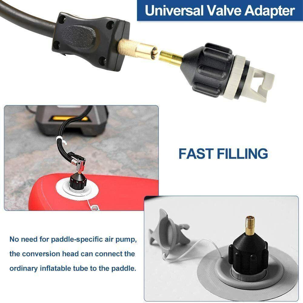 HOBBYIN - Phụ Kiện Thuyền Bơm Hơi SUP & Kayak: Máy Bơm, Mái Chèo, Bộ Chuyển Đổi Van Khí