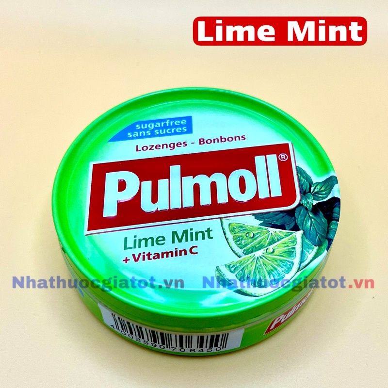 PULMOLL Kẹo Ngậm Ho Không Đường PULMOLL Hộp 50g Hỗ Trợ Giảm Ho Rát Họng ...