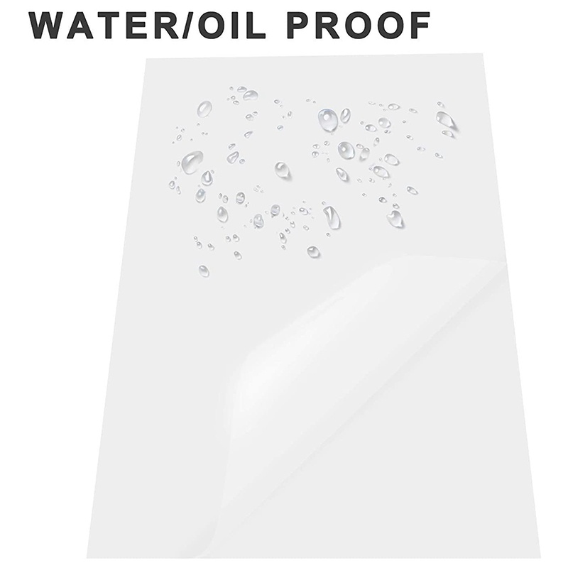 Premium Printable Waterproof Vinyl Sticker Paper for Inkjet and Printer 210x280mm 30 Sheets Matte White Decal Paper