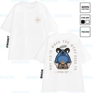 Áo thun INFINITEE Fni0598, Thun 100% Cotton - form rộng Unisex.
