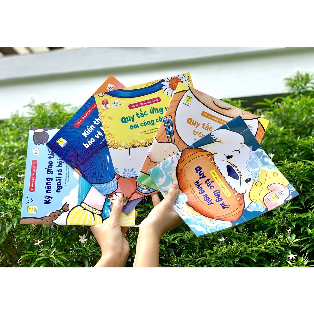 Ảnh Sách – Combo Kỹ năng sống đầu đời cho bé ( trọn bộ 5 cuốn) 1