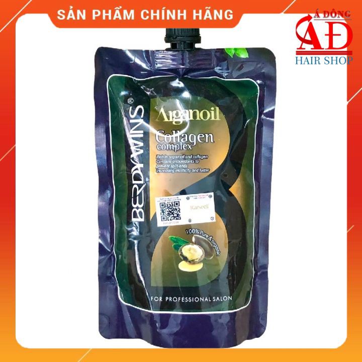 DẦU HẤP Ủ, DƯỠNG TÓC BERDYWINS ARGAN COLLAGEN COMPLEX SIÊU MƯỢT, GIẢM GÃY RỤNG
