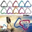 TOPTOOLCX 3 / 6 / 9 Chiếc Nhôm Carabiner Dụng Cụ Cắm Trại Ngoài Trời Chất Lượng Cao 10 Màu Móc Khóa