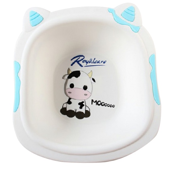Chậu rửa mặt bò sữa đáng yêu Royalcare xanh hồng RC-8801-2
