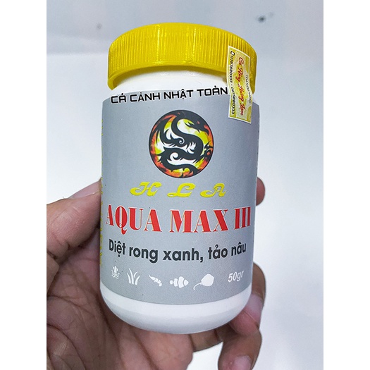 DIỆT RONG XANH, TẢO NÂU, RÊU HẠI CHO BỂ CÁ CẢNH AQUA MAX 3 50G | Shopee ...