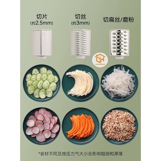 Máy Nạo Sợi Rau Củ Mini Bằng Tay Đa Năng Tiện Dụng Cam Homeware