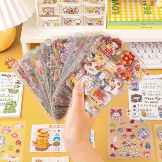 Sticker 6 tấm trong suốt