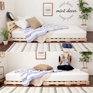 [FREESHIP TPHCM] Giường Pallet Gỗ Decor Phòng Ngủ Chân Cao Giá Rẻ Gấp Gọn Kích Thước Đa Dạng