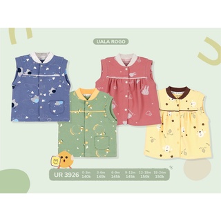 Aó gile nỉ cài thẳng Ualarogo UR3931 size 0-3m, 3-6m