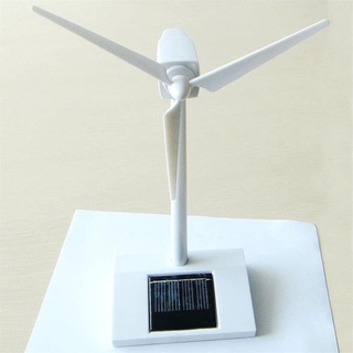 YONDR Cối Xay Gió Đồ Chơi Khoa Học Turbine Gió Trắng Nhựa ABS Chạy Bằng Năng Lượng Mặt Trời Bộ Dụng Cụ Xây Dựng Cối Xay Gió Mô Hình