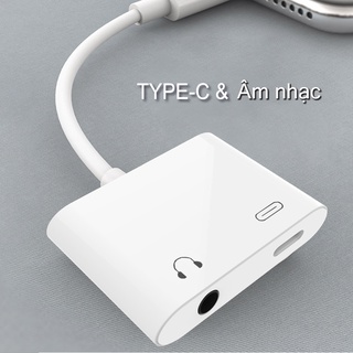 Giảm giá! ✨Bộ chuyển đổi giắc cắm tai nghe L sang 3,5 mm Bộ chia sạc nhanh PD cho Xiaomi Huawei Samsung