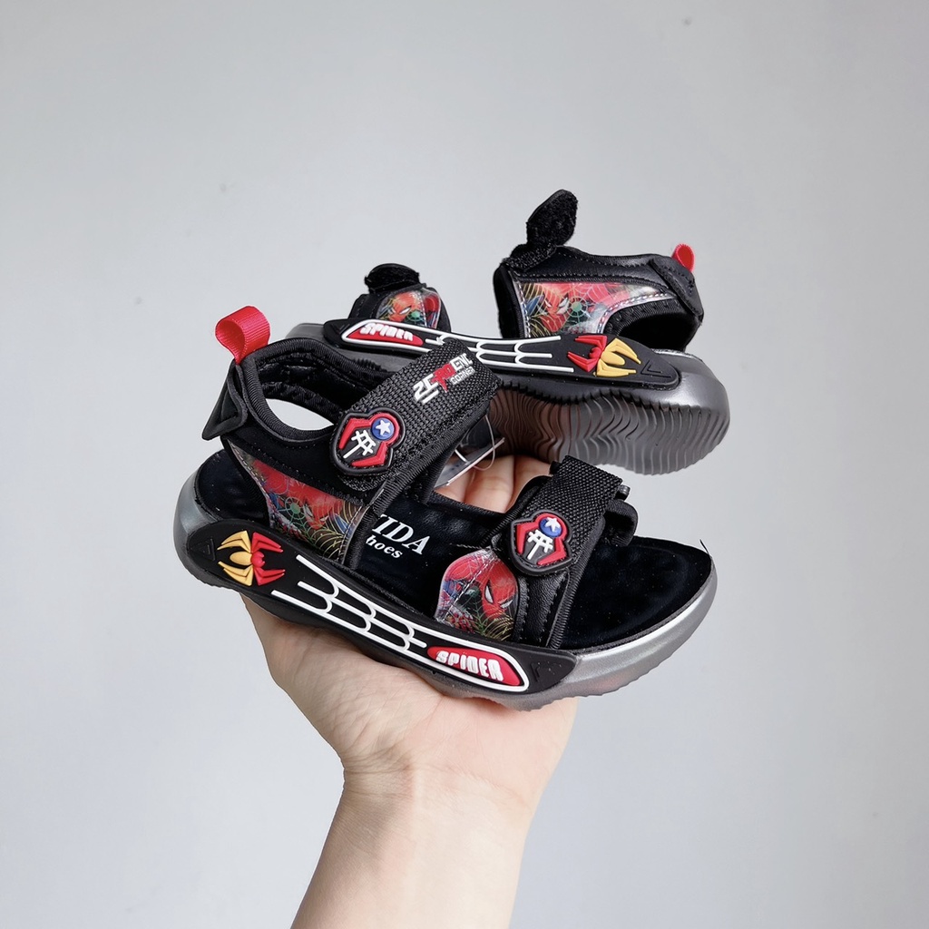 sandal bé trai - dép quai hậu cho bé đi học mẫu mới đế chống trượt tốt quai vải tủy chỉnh thấm mồ hôi mùa hè 213 215