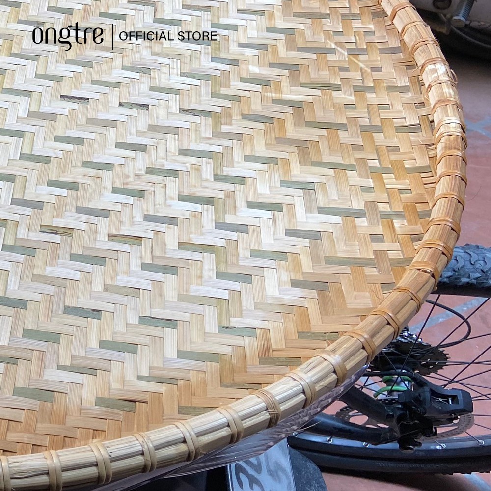 Mẹt tre, nia tre, ONGTRE viền mây 78cm và 1.2m dụng cụ nhà bếp, trang trí bánh, đựng thức ăn