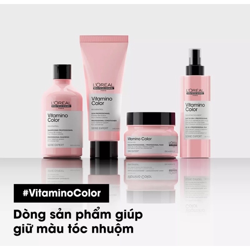 [LOREAL] DẦU GỘI GIỮ MÀU TÓC NHUỘM LÂU PHAI L'OREAL VITAMINO COLOR