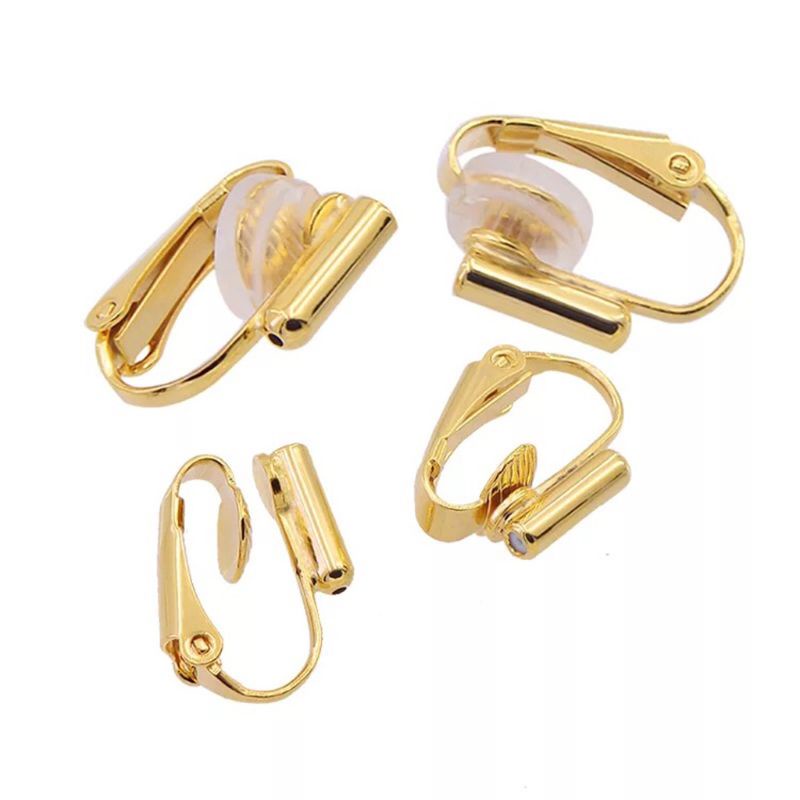 Set 100 Miếng Đệm Silicone Trong Suốt Chống Đau Bông Tai