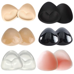 [1 Cặp Miếng đệm ngực hình tam giác bằng bọt xốp silicon thoải mái] [Miếng đệm ngực nâng ngực có thể tháo rời dành cho nữ Bikini, Áo, Áo ngực thể thao, Đồ bơi] [Áo ngực đệm ngực nâng ngực]